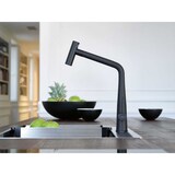 thumbnail of Franke Messing Hochdruck Armatur Icon L mit Auszugsbrause, Schwarz Matt