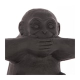 thumbnail of Lot de 3 Singes Sagesse en Résine Noire