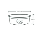 thumbnail of Ecostoviglie - Contenitori Per Alimenti Tondi 235 Ml In PLA 50 pezzi