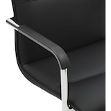 thumbnail of CLP 2er Set Freischwinger Seattle Kunstleder Kunstleder HBT: 92x57x59 cm schwarz