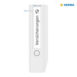 thumbnail of Herma Ordnerrückenschilder ablösbar 192 x 34 mm weiss 25 Bl 200 Etik. LaserInkCopy