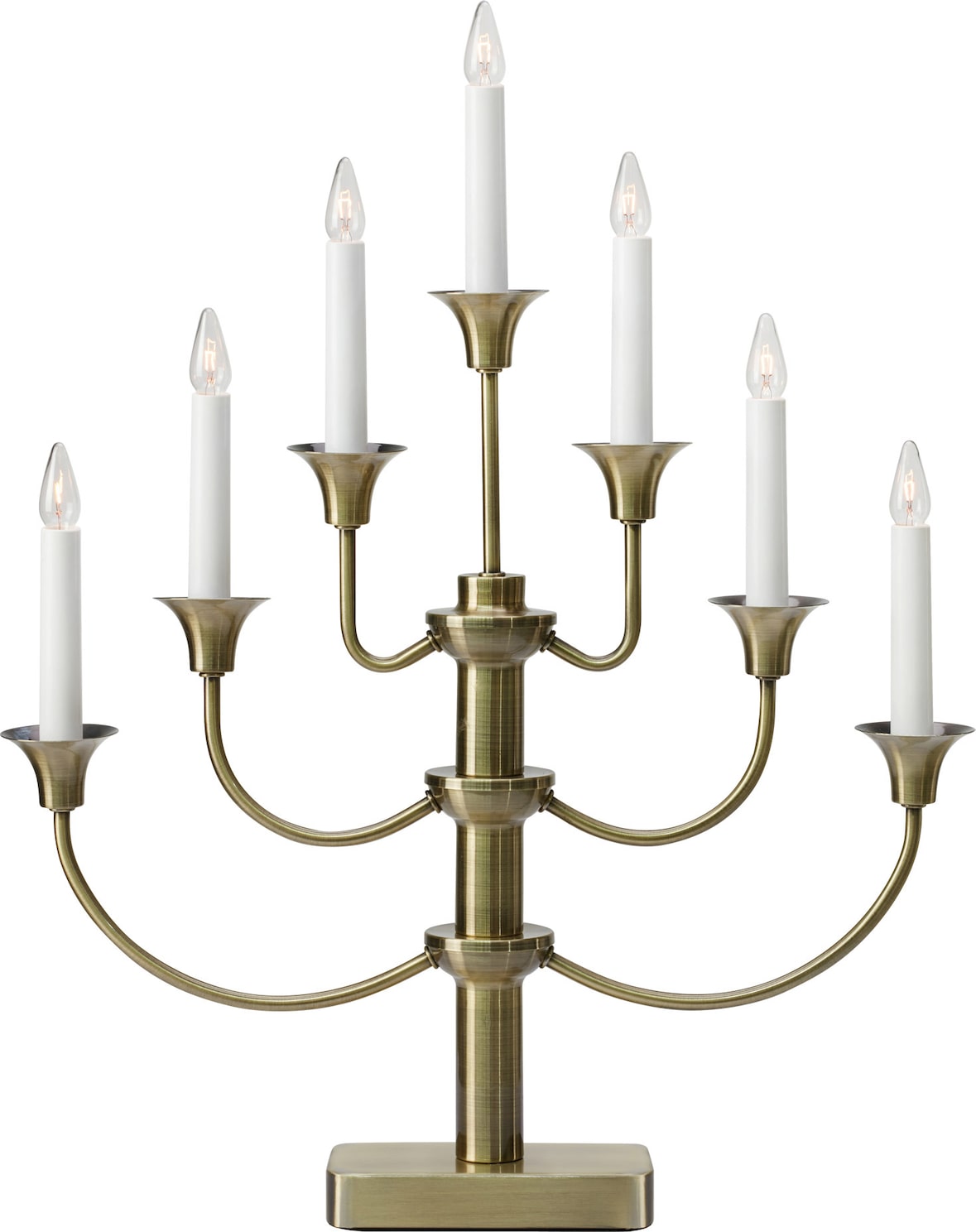 MARKSLÖJD Gylling Adventskerzenalter 7L Messing