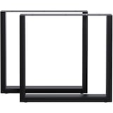 thumbnail of Juego de 2 patas de mesa Ilkan Negro/70 cm