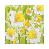 thumbnail of 100 Servietten, 3-lagig 1/4-Falz 33 cm x 33 cm `Narciso`