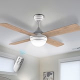 thumbnail of Cecotec Ventilador de Techo con Luz EnergySilence Aero 4250 DC Fresh. 40 W, Motor DC, Diámetro 42”con 4 Aspas Reversibles, Luz LED