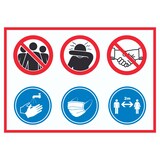thumbnail of Hygieneregeln Symbol Schild A1 (594x841mm)