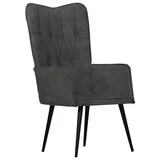 thumbnail of vidaXL Ohrensessel Schwarz Canvas