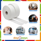 thumbnail of DayBays 90 Rollen Jumbo Toilettenpapier Maxi 2-lagig 492 Blatt Zellstoff Extra Weich Weiß