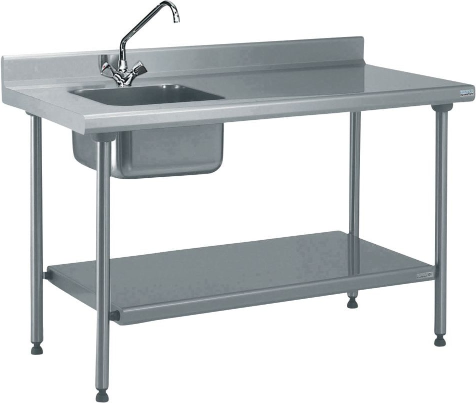 Tournus Equipement Table inox du chef adossée longueur 1400 Tournus ...