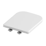 thumbnail of Helma Duroplast WC-Sitz WHITE, E-Form, mit Absenkautomatik und Schnellverschluss