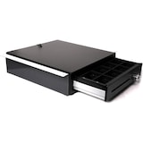 thumbnail of Kassenlade iQCash410ZS-Un RJ-11 mit Zahlenschloss und Untertischhalterung, Kassenschublade Geldlade Geldschublade