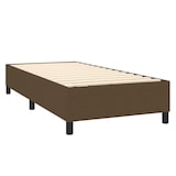 thumbnail of vidaXL Boxspringbett mit Matratze & LED Dunkelbraun 90x190 cm Stoff