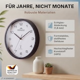 thumbnail of Monzana Funk Wanduhr Funkuhr 31cm Schwarz Weiß