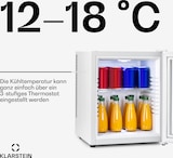 thumbnail of Brooklyn 30 Mini-Kühlschrank Glastür LED Ablage Weiß