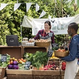 thumbnail of Relaxdays Geldkassette abschließbar, Münzeinsatz & 4 Scheinfächer, Geldkasse Eisen, HxBxT: 8,5 x 30,5 x 24,5 cm, schwarz