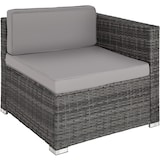 thumbnail of tectake Canapé de jardin Pisa 5 places avec coffre de rangement, variante 2 - gris - 403829