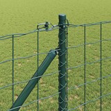 thumbnail of vidaXL Zaun mit Pfosten Grün 1 x 25 m Stahl