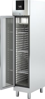 thumbnail of Edelstahlkühlschrank KU 359 mit Volltür und Umluftkühlung