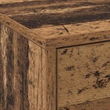 thumbnail of Helloshop26 - Armoire TV rectangulaire avec LED et tiroir 140 x 34 x 40 cm en bois d'ingénierie bois ancien 02_0056325