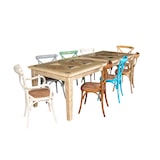 thumbnail of Biscottini Silla de madera 88x52x48 cm | Silla de cocina| Silla de comedor y jardín | Estilo Thonet vintage