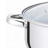 thumbnail of Kochtopf 3,9 L Edelstahl Suppentopf 20 cm Induktion Schmortopf Bratentopf Topf