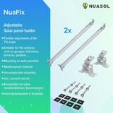 thumbnail of Elevazione Montaggio modulo solare Balcone Centrale elettrica Tetto piano