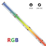 thumbnail of Striscia led COB IP20 5m RGB 24V 15W/MT