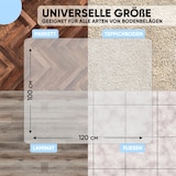 thumbnail of Björn&Schiller Bodenschutzmatte 100 x 120 cm Kratzschutz Schreibtischunterlage, Transparent, Rutschfeste Bürostuhlunterlage, Bodenmatte