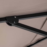 thumbnail of Ombrellone offset 3x4m in alluminio tortora