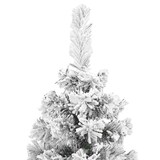 thumbnail of Schlanker Künstlicher Weihnachtsbaum Beschneit Grün 150 cm PVC