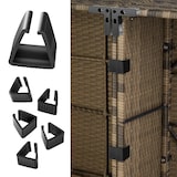 thumbnail of tectake Rattan Lounge Pisa  Natur