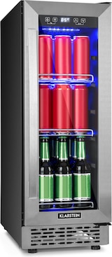 thumbnail of Beerlager 56 Getränkekühlschrank 56l 20 Fl. Glastür Touch-Bedienfeld Edelstah Silber