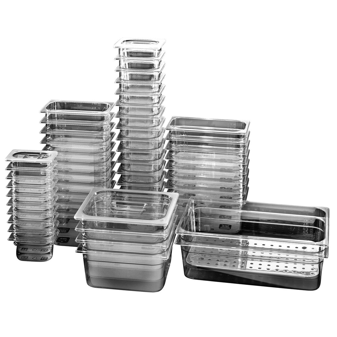 Chefgastro GN Behälter Polycarbonat 1/9GN-100mm BxTxH 176x108x100mm (1 Stück)