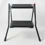 thumbnail of WellHome - Escada Dobrável com 2 Degraus 48,5x49,5x44,5cm de Aço na cor Preta