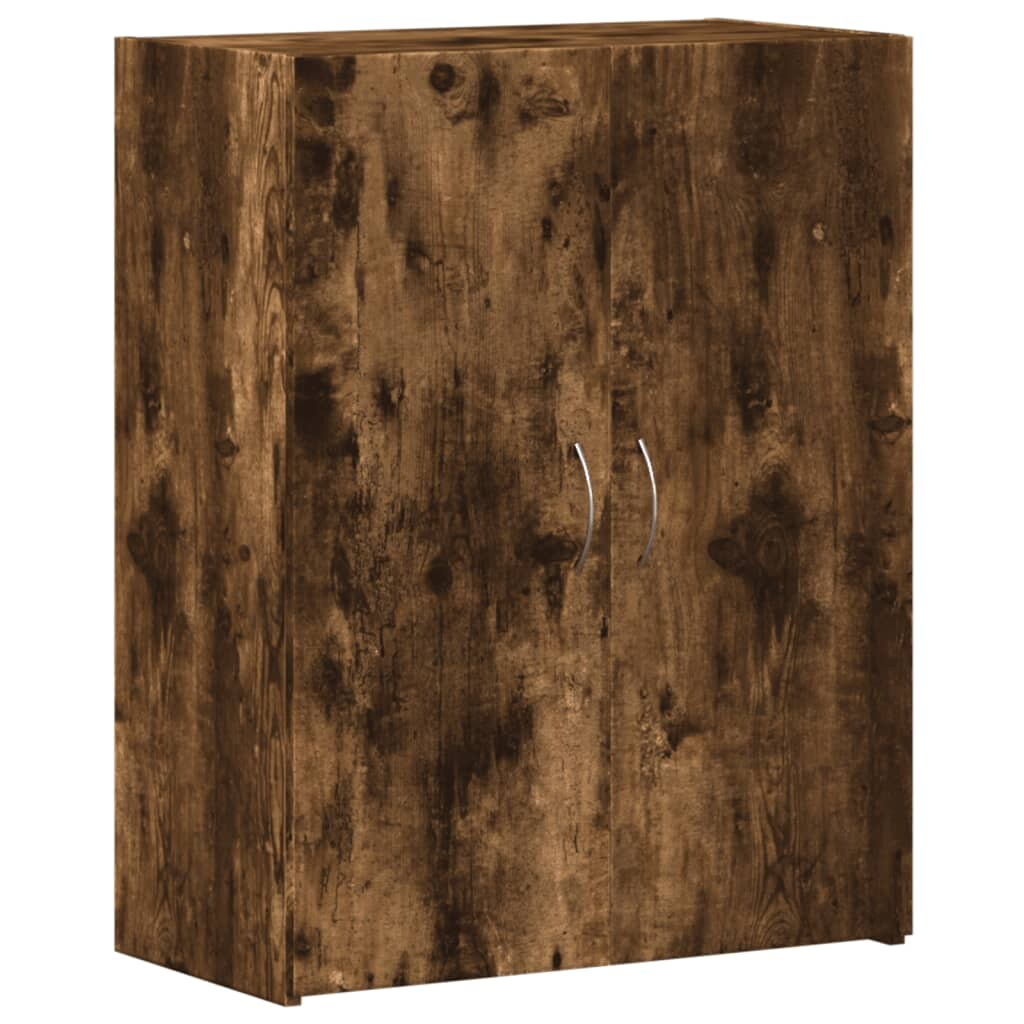 vidaXL Aktenschrank Räuchereiche 60x32x77,5 cm Holzwerkstoff