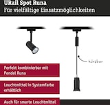 thumbnail of Paulmann URail Schienenspot Runa Einzelspot  GU10  max. 10W  dimmbar 230V Schwarz matt 95621