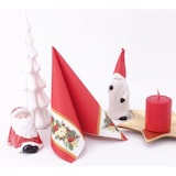 thumbnail of Airlaid Serviette Girlande Weihnachten in Rot, 40 x 40 cm, 50 Stück - APARTina