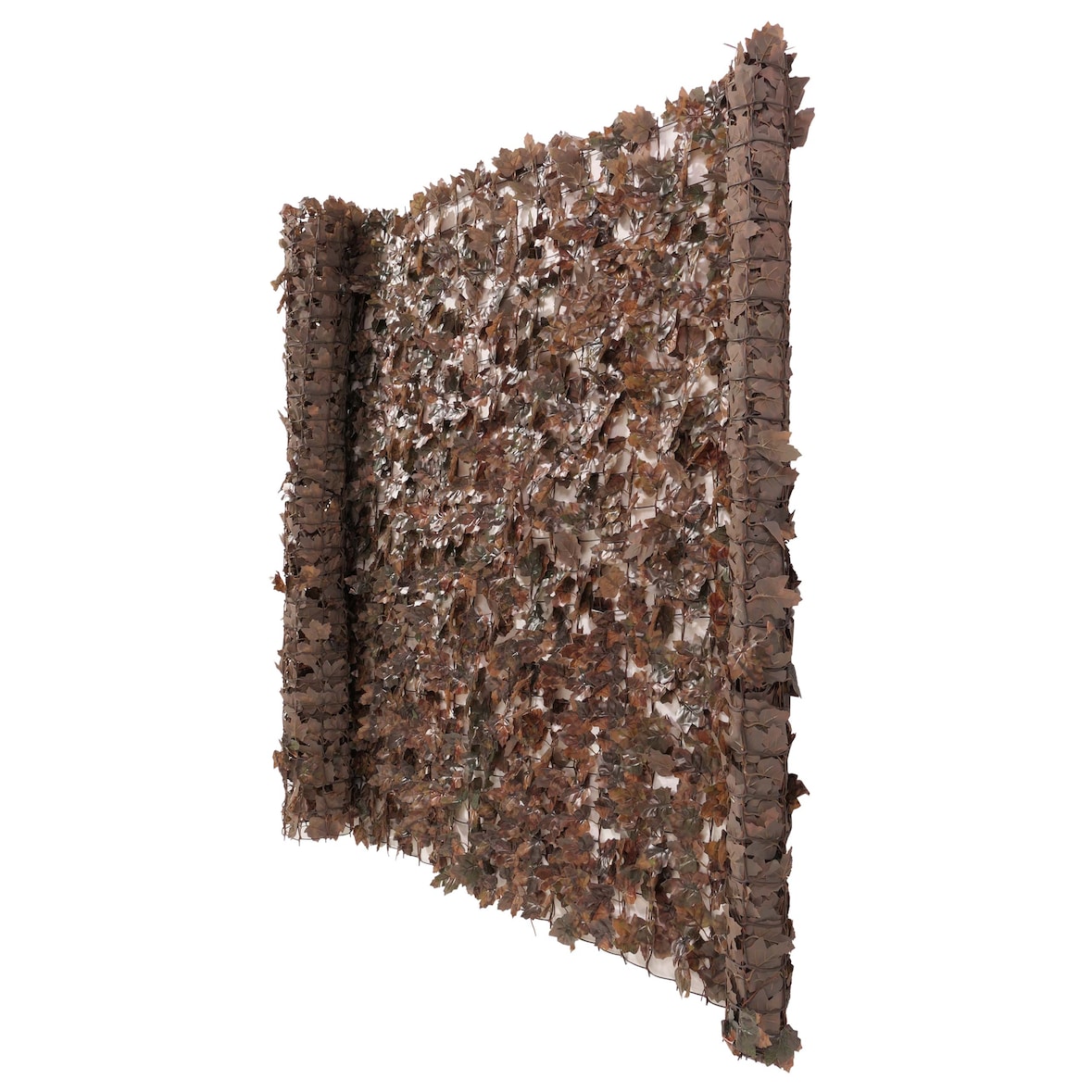 Balkonsichtschutz N77, Sichtschutz Windschutz Verkleidung für Balkon Terrasse Zaun ~ 300x150cm Ahorn braun