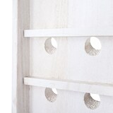 thumbnail of Deko-Rüttelbrett, Flaschenregal Weinregal für 20 Flaschen, Shabby-Look Vintage ~ weiß