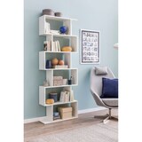 thumbnail of FineBuy Bücherregal FB51366 Standregal weiß Spanplatte Design Aufbewahrungsregal