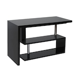 thumbnail of Décoshop26 - Moderner Eckschreibtisch/Computertisch mit drehbarem Ablagefach 120 x 60 cm MDF und schwarzer Stahl 04_0001396
