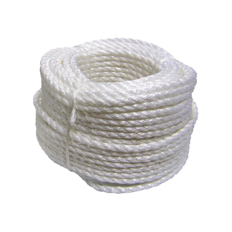 Cordage Polypropylène Blanc 16mm Couronne De 100m Corderies Tournonaises 31 1746