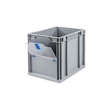 thumbnail of PROREGAL Eurobox NextGen Insight Cover | HxBxT 32x30x40 | 30 Liter | Hoch/Blau | Eurobehälter, Transportbox, Transportbehälter, Stapelbehälter