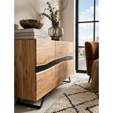thumbnail of Massiv-Holz Akazie Sideboard, Natur Baumkante, Landhaus-Stil. 148x43x85 cm | Kadima Design