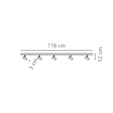 thumbnail of Spoterie OMARI 5-Spot Métal Noir, H.7.5 - IP20 - LED Module / Intérieur