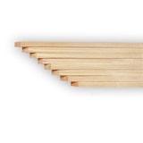 thumbnail of 100x bastoncini di legno appuntiti quadrati 400x4x4 mm spiedini per barbecue spiedini per shish kebab