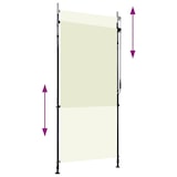 thumbnail of vidaXL Rolgordijn voor buiten 100x270 cm crème