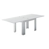 thumbnail of Web Furniture JESI Tavolo Libro Melaminico 90cm Allungabile   Bianco Lucido