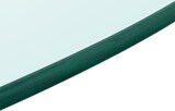 thumbnail of DELUKE® Tischplatte rund Ø 60 cm - Glas Gehärtet, 8 mm dick Transparente Glasplatte rund, Ideal für DIY-Projekte, Glastische und als Kamin Glasplatte