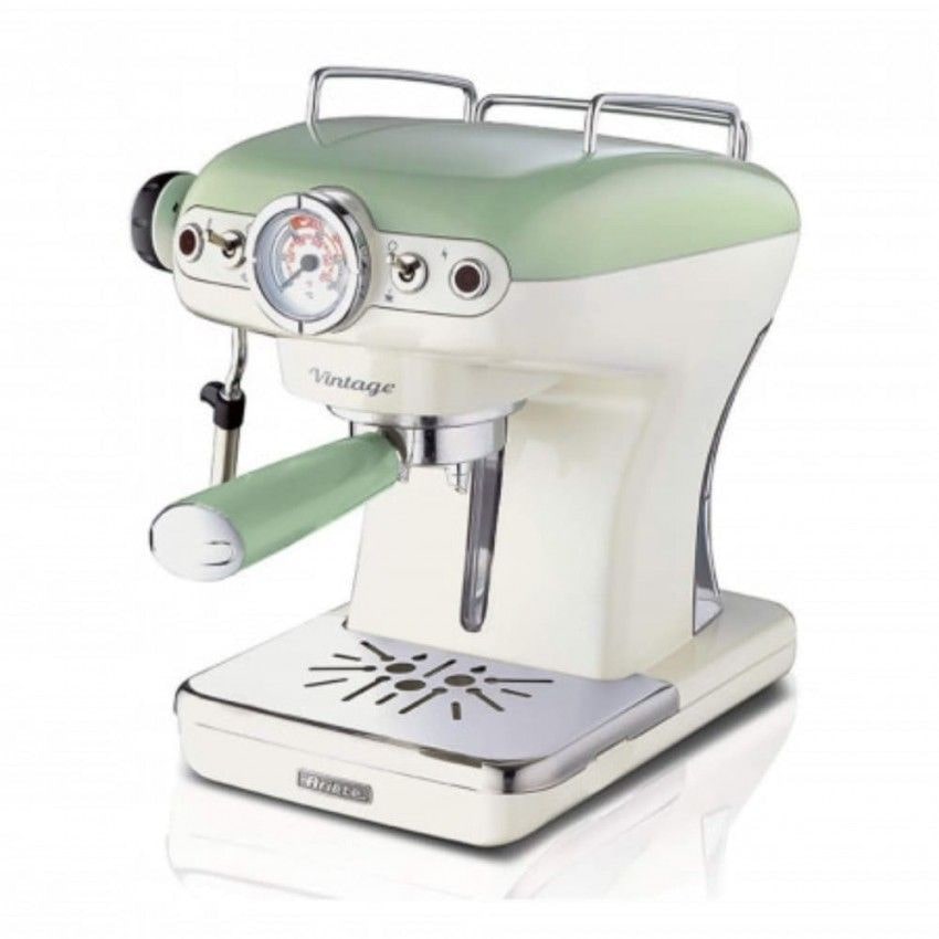 Cafetera espresso vintage verde ARIETE